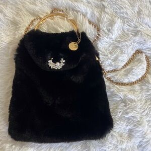 Alex Max Faux Fur Bag